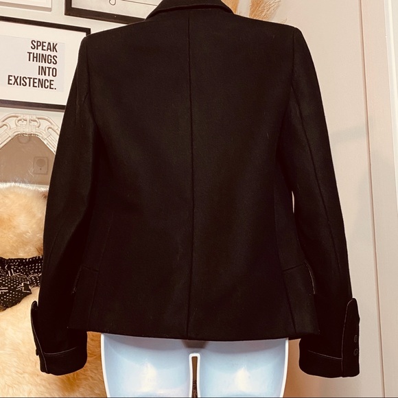 H&M Autumn Exclusive Collection Structured Pea Coat Size 4 - Picture 7 of 9